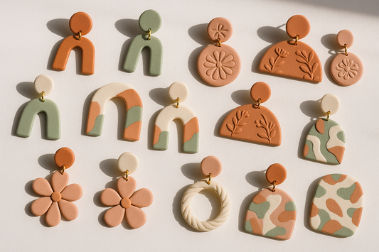 clay earrings