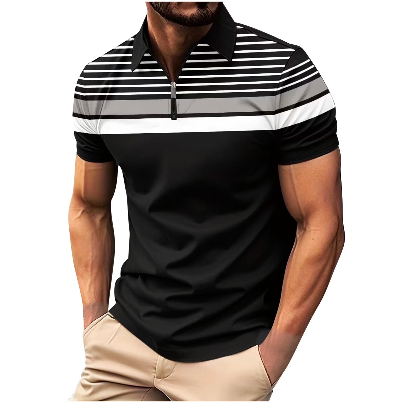 George Mens Short Sleeve Solid Stretch Cotton Pique Polo Shirt,Polo Shirts for Men Clearance